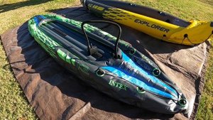 Challenger K2 vs Explorer K2 - Best Inflatable Kayaks for Traveling with Dogs