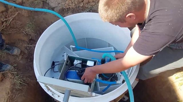 Установка станции биологической очистки RuSanit смотреть онлайн