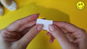 ОРИГАМИ Как сделать зубы вампира зубы из бумаги Teeth of paper