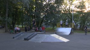 Открытие скейт-площадки после реконструкции