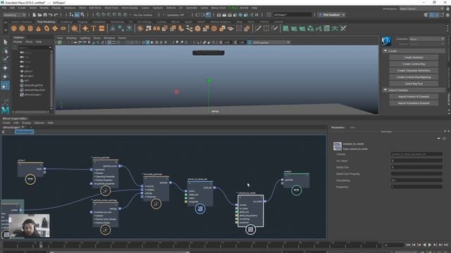 Bifrost Graph Editor. Mesh Particles. Maya tutorial. Free Maya Scene!!
