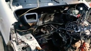 Renault Master рено мастер снять двигатель