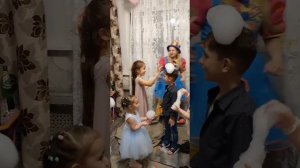 день рождение,  детский праздник с аниматором, день рождения дома #shorts #деньрождения #дети