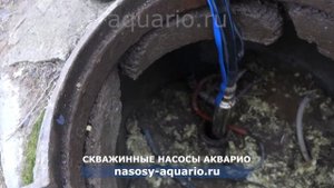 Насос AQUARIO ASP 1.5C 85 75 для скважины на глубину 50 - 60 метров,  макс. напор 100 - 105 м