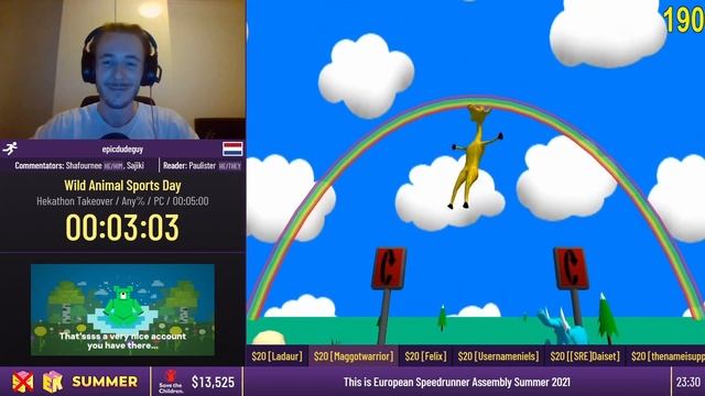 Wild Animal Sports Day [Any%] by epicdudeguy - #ESASummer21 смотреть онлайн