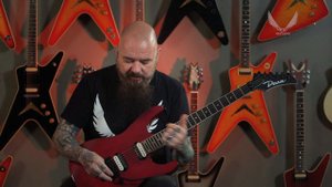 Dean Guitars MD24 Select Flame Top Floyd - Trans Cherry