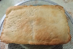 Пирог с повидлом на постном тесте. Рецепт выпечки.