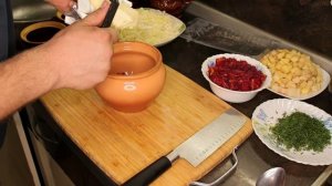 БОРЩ! Вкуснейший рецепт томленого БОРЩа как  в Деревне в ПЕЧИ!