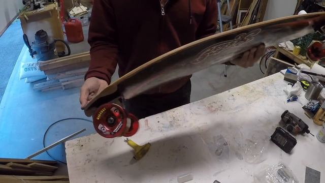 Longboard build with Bigfoot Mountain Cruiser wheels смотреть онлайн
