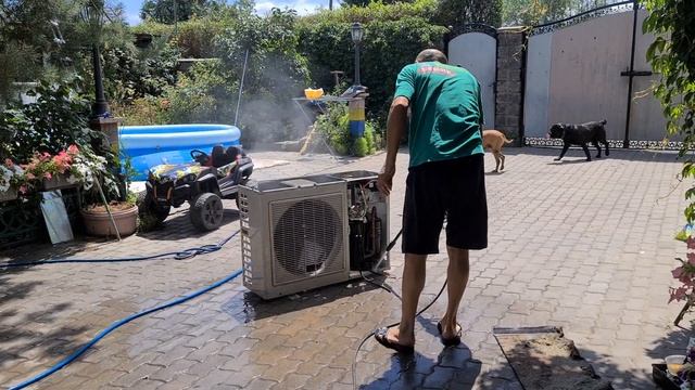 Мойка кондиционера (наружный блок) смотреть онлайн