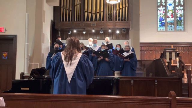 "My Shepherd Will Supply My Need" (Virgil Thomson), senior choir, April 29, 2023 смотреть онлайн