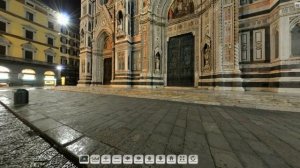 Florence - Piazza del Duomo and Baptistery - Virtual Tour