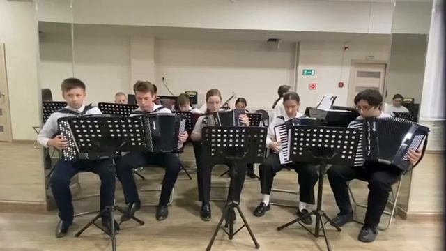 Ансамбль баянистов и аккордеонистов-"Аве Мария";"Казаки в Берлине"; смотреть онлайн