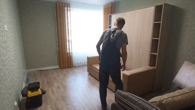 Мебельвайс Мебель трансформер для небольшой квартиры, квартиры студии, откидная кровать