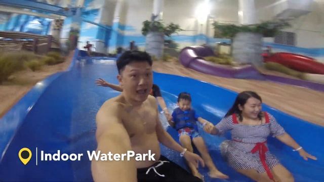 Kalahari Water Park Poconos (NEW) FULL TOUR - Water Park Pennsylvania смотреть онлайн