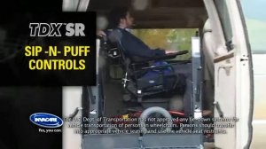 Электрическая коляска Invacare TDX в действии