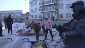 Тайга Патруль 800 SWT на новой подвеске. Первая работа после обкатки. 23.02.2019 г.