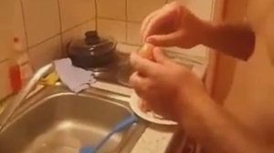 Чистка яйца