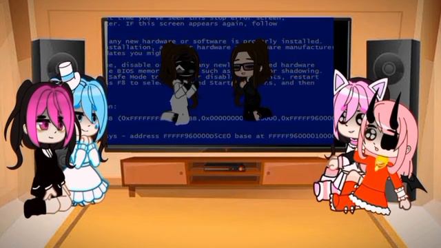 реакция моих персонажей на мои видео(включите скорость)(пробная реакция)(ориг идея) смотреть онлайн