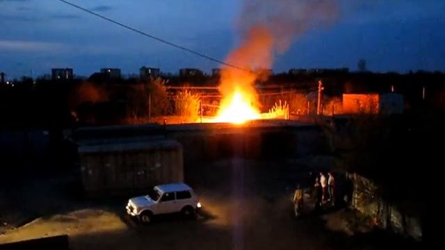 Пожар в Челябинске 3 мая 2010 г. смотреть онлайн