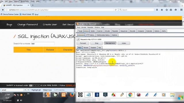 SQL Injection (AJAX/JSON/jQuery) смотреть онлайн
