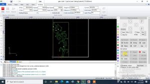 AutoCAD to DXF file laser cutting cyp cut software program and nesting