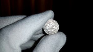 Монета 10 грошей 1923 года / Польша