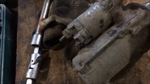 Замена токосъемных щеток в стартере 1gfe