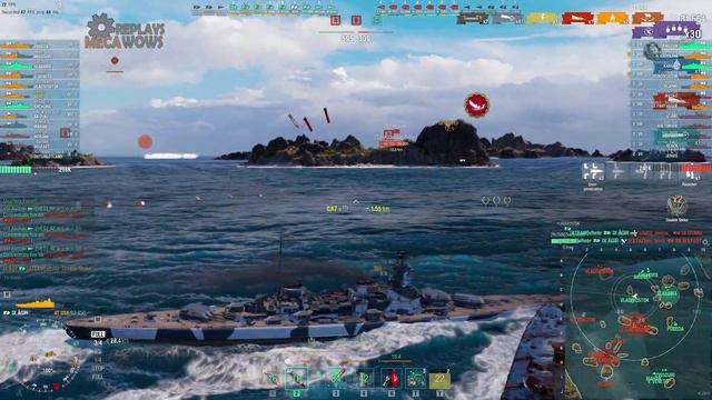 Cruiser Ägir 7 Kills & 172k Damage | World of Warships Gameplay