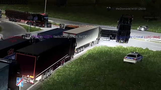 Euro Truck Simulator 2 Multiplayer: IDIOTS ON THE ROAD | #69 смотреть онлайн