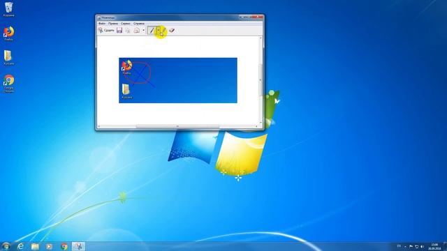 Как сделать скриншот снимок экрана компьютера Windows с помощью инструмента Ножницы смотреть онлайн