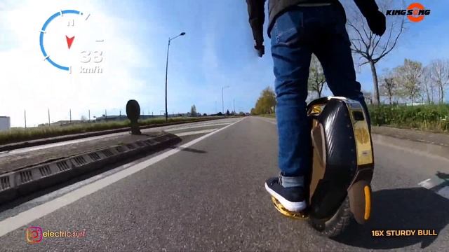 La Gyroroue ? Pas facile mais possible ! ?? #kingsong16x Sturdy Bull Édition limitée?? смотреть онлайн