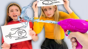 ОТГАДАЙ И НАРИСУЙ, ЧТОБЫ ОСТАТЬСЯ СУХИМ Челлендж !!