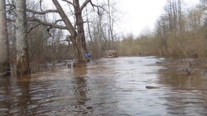 Подъезд к мосту р. Унжа (первомайская звездочка 2015)