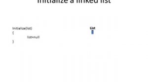 Initialize a linked list x264