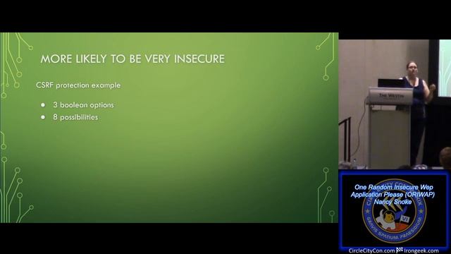 Track 2 07 One Random Insecure Wep Application Please ORIWAP Nancy Snoke смотреть онлайн