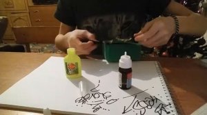 Как сделать маркер для граффити из капель!?