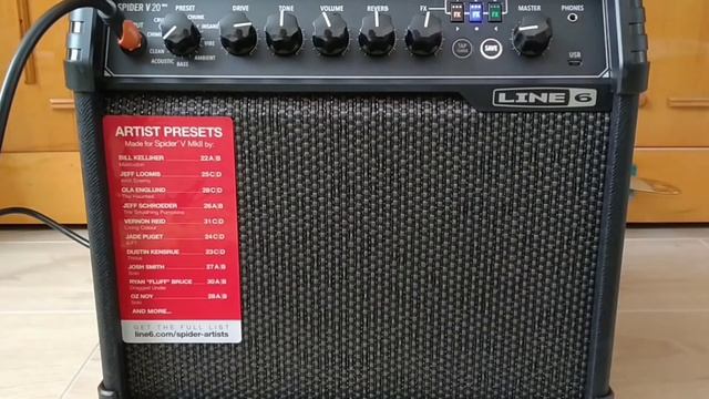 Обзор гитарного комбика line6 spider v20