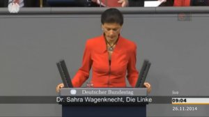 Сара Вагенкнехт: "Ты развязываешь войну с Россией! Сделала нас вассалами США!"