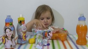 Виолетта Дисней сок с сюрпризом игрушкой распаковка Violetta Disney juice with s