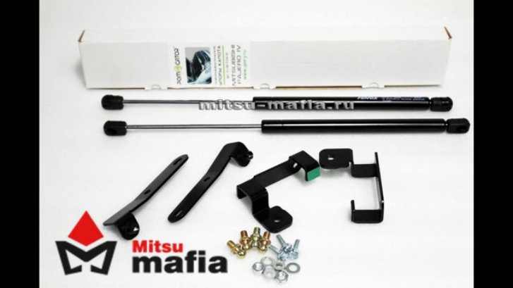 Упоры (амортизаторы) капота Mitsubishi Pajero 4 (Митсубиси Паджеро 4)