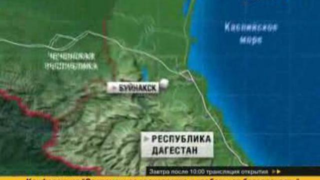 В Махачкале пытались взорвать милицейский автобус