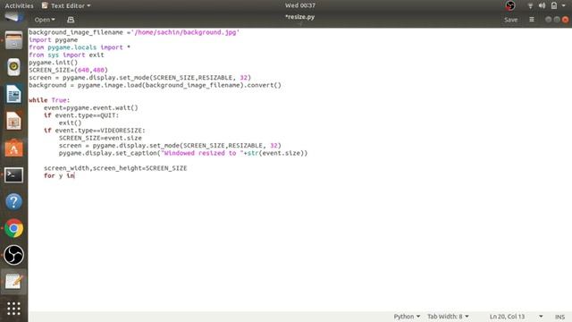 PyGame Tutorial 7 - PyGame RESIZABLE flag смотреть онлайн