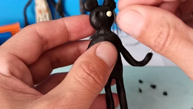 МУЛЬТЯШНАЯ МЫШЬ из Пластилина / Cartoon Mouse видео лепка