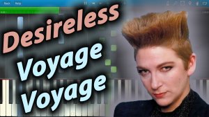 Desireless - Voyage Voyage [Piano Tutorial] Synthesia