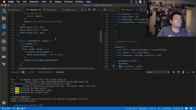 Live Coding - Moleculer Go - Websockets Gateway Golang microservices livecoding Websockets