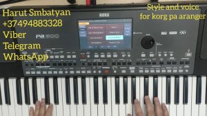 new set 2023 korg pa600 Armenian style and voice for korg pa aranger sounds performance expansion