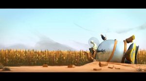 Короткий мультик "Пришелец"