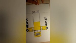 Делаю из картона грузовик DAF