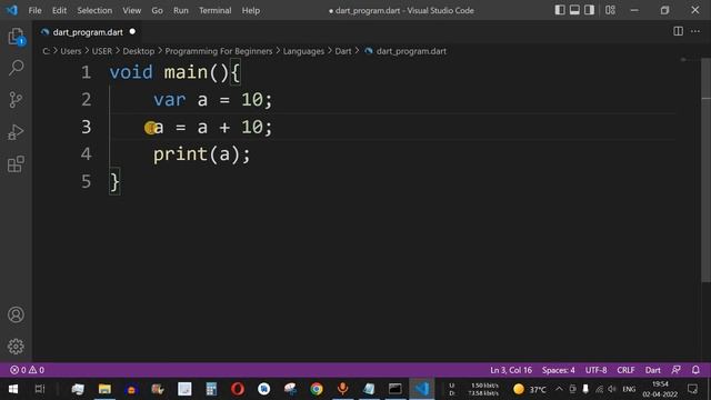 Dart Tutorial #9 - Assignment Operators in Dart Programming